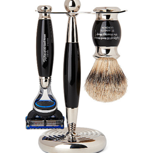 Taylor's Edwardian Black shaving set