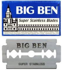 Big ben Traditional shaving blades